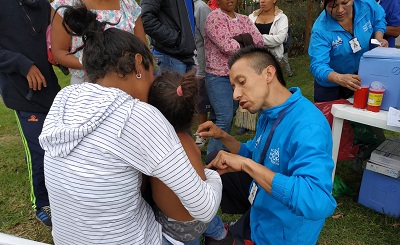 Jornada de vacunación gratuita para ciudadanos venezolanos el sábado 16 de marzo en Chapinero